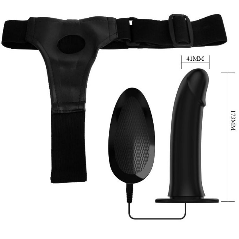 Pretty Love Vito Strap-On con Dildo Cavo Vibrante 17,3 cm – immagine 5