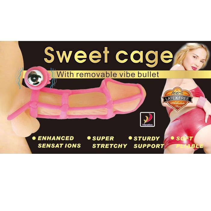 Baile Sweet Guaina con Anelli e Vibrazione 10 Ritmi Rosa – immagine 3