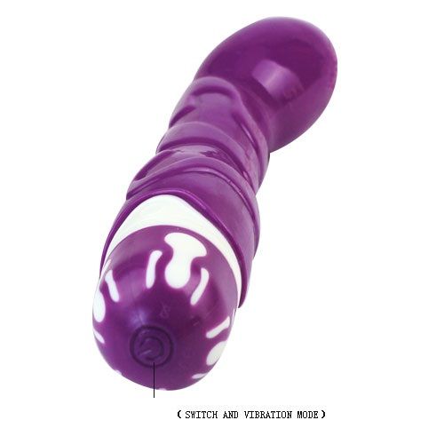 Baile Vibratore Realistico Punto G 10 Ritmi Viola 22 cm – immagine 3