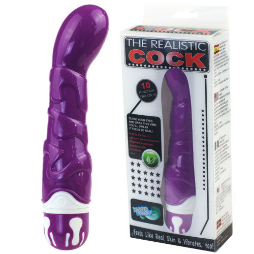 Baile Vibratore Realistico Punto G 10 Ritmi Viola 22 cm – immagine 5