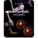 Secretplay palline brasiliane cioccolato set 2 pezzi