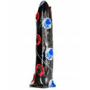 All Black dildo dilatatore anale e vaginale nero 19 cm – foto 3