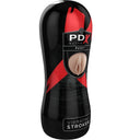 PDX Elite Vibrating Stroker vista di tre quarti