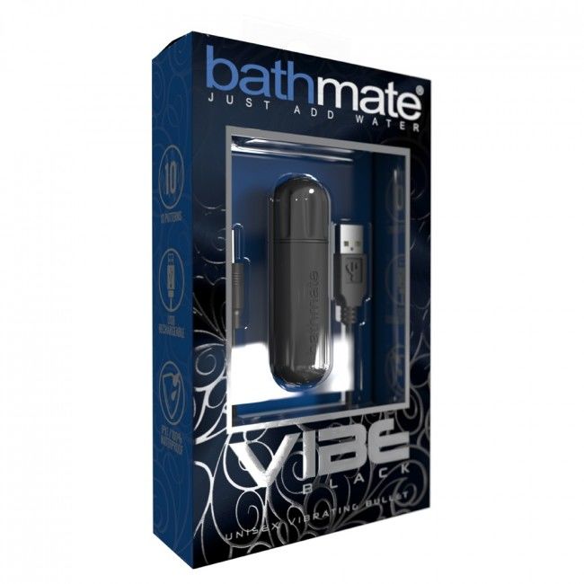 Bathmate Vibe Proiettile Vibrante Ricaricabile Nero – immagine 4