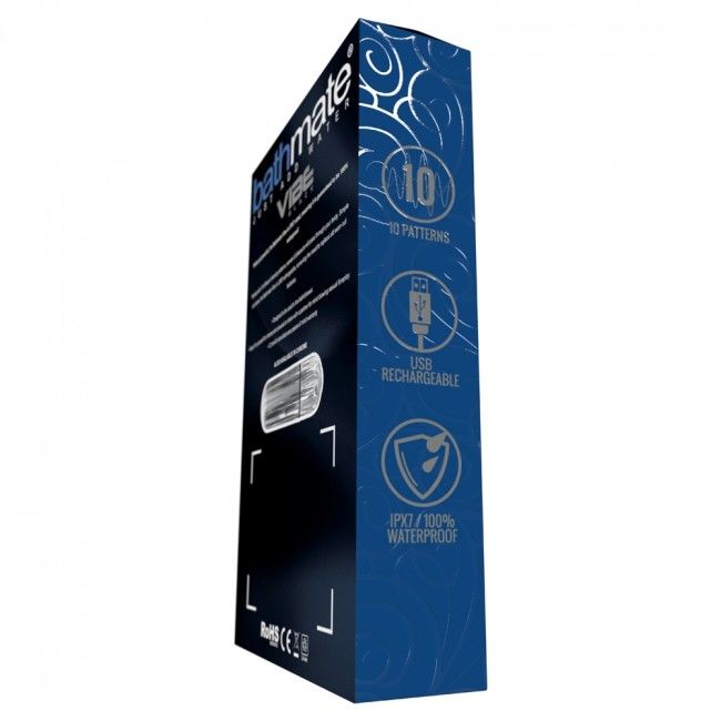 Bathmate Vibe Proiettile Vibrante Ricaricabile Argento
