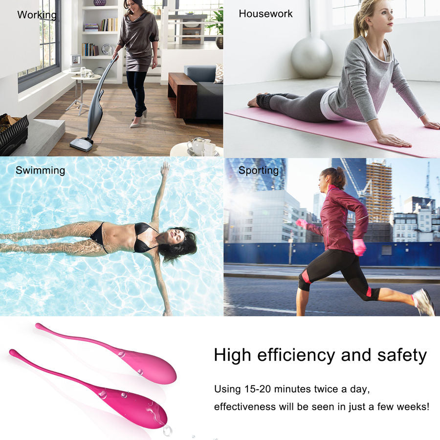 Leslie Kegel Fit Set Allenamento Pavimento Pelvico 6 Pezzi – immagine 13