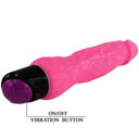 Baile Colorful Sex Vibratore Realistico 24 cm Rosa – immagine 6
