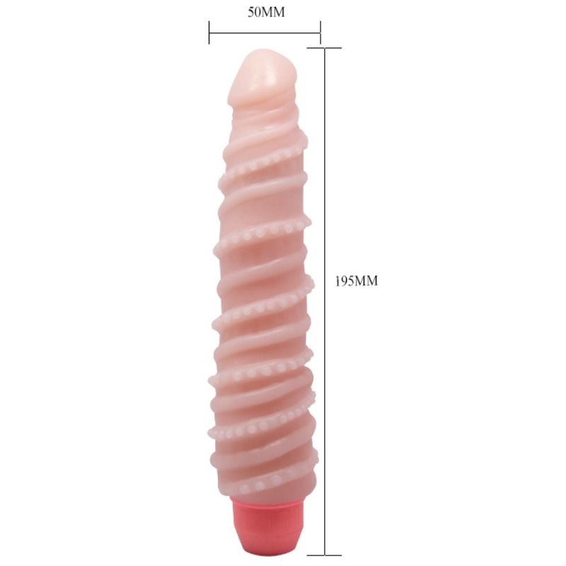 Baile Flexi Vibe Vibratore Realistico Flessibile a Spirale 19,5 cm – immagine 3