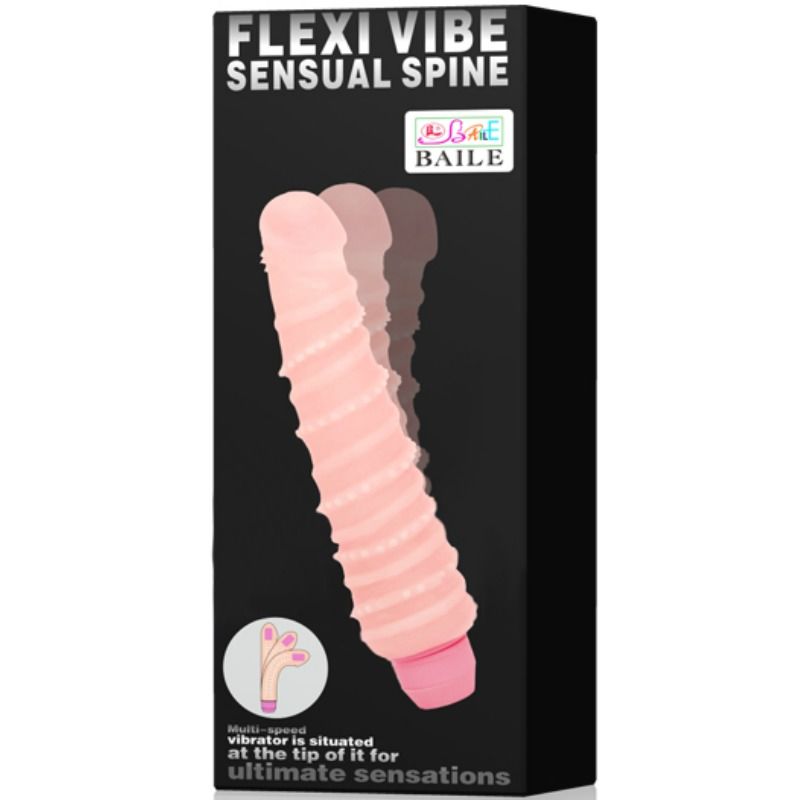 Baile Flexi Vibe Vibratore Realistico Flessibile a Spirale 19,5 cm – immagine 8