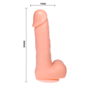 Baile Dong Vibratore Realistico Rotante con Ventosa e Telecomando 20 cm – immagine 6