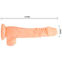 Baile Vibratore Realistico XL con Testicoli, Ventosa e Telecomando – immagine 3