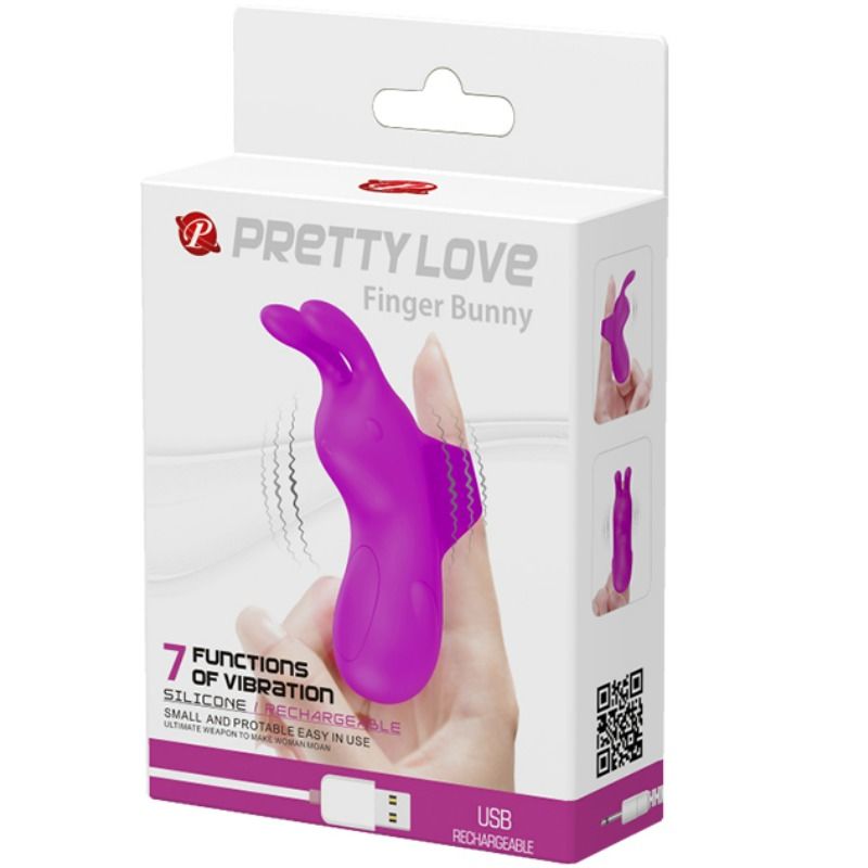 Pretty Love Ditale Vibrante con Coniglietto Ricaricabile – immagine 6