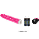 Baile Vibratore Realistico Multivelocità Rosa Venato – immagine 4