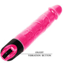 Baile Vibratore Realistico Multivelocità Rosa Venato – immagine 5