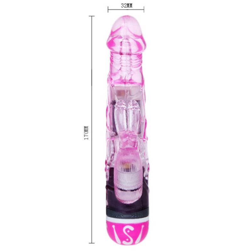 Baile Vibratore Rabbit Multivelocità Rosa 10 Funzioni – immagine 8
