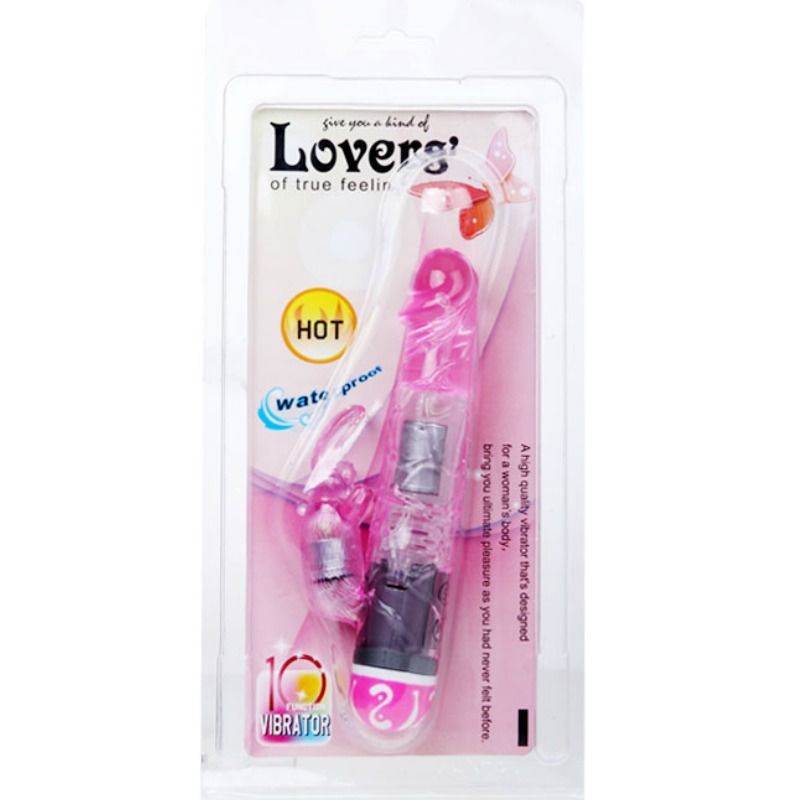 Baile Vibratore Rabbit Multivelocità Rosa 10 Funzioni – immagine 9