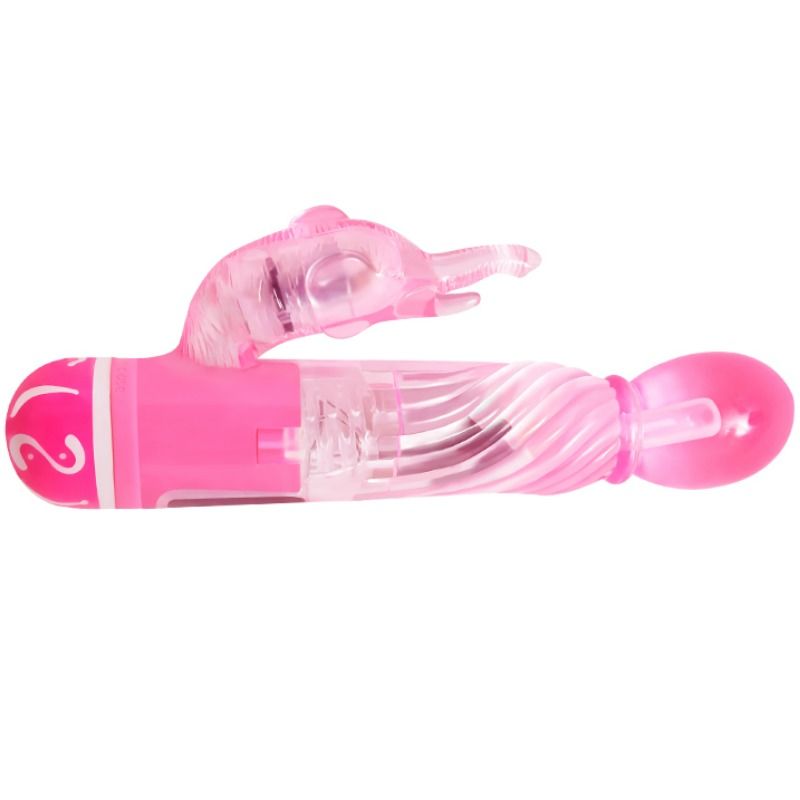 Baile Vibratore Rabbit Multivelocità Testurizzato Rosa – immagine 4