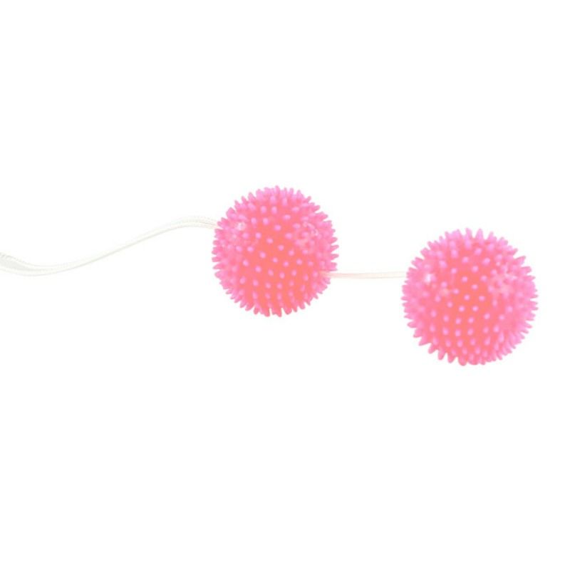 Baile Deep Pleasure Palline Vaginali Testurizzate Rosa 3,6 cm – immagine 2