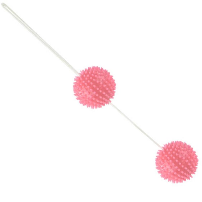 Baile Deep Pleasure Palline Vaginali Testurizzate Rosa 3,6 cm – immagine 4