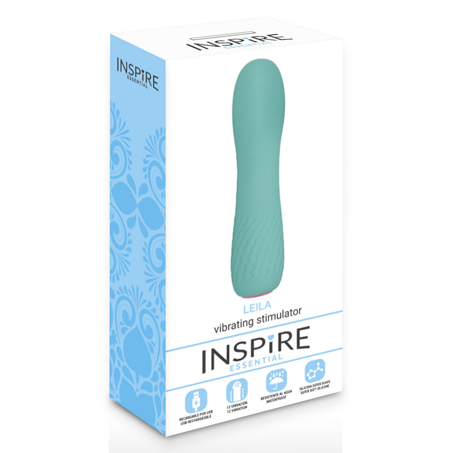 Inspire Essential Leila Mini Vibratore Flessibile Ricaricabile Turchese – immagine 3