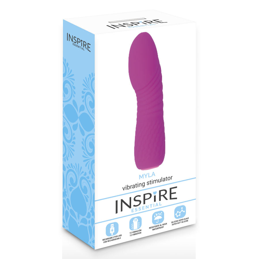 Inspire Essential Myla Mini Vibratore Flessibile Ricaricabile Viola – immagine 3