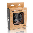 WOMANVIBE Alsan Uovo Vibrante con Telecomando in Silicone Nero – foto 3