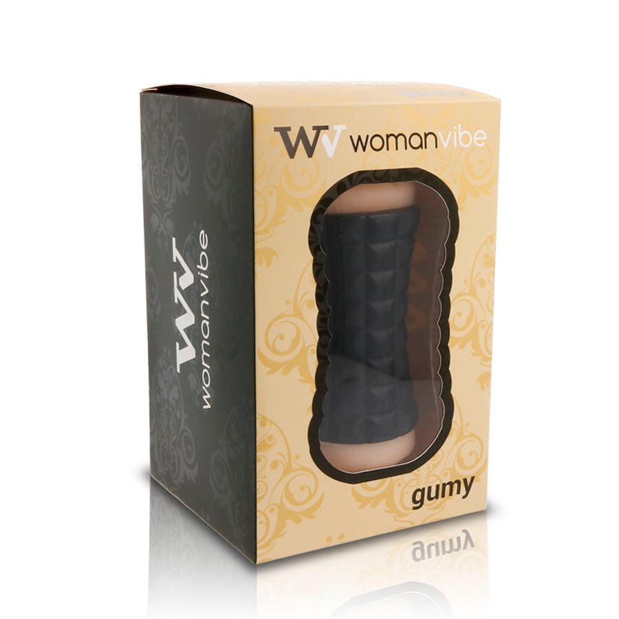 Womanvibe Gumy Masturbatore Maschile Doppio Vagina e Ano – immagine 4