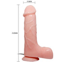 Baile Barbara Vibratore Realistico Naturale 21 cm con Ventosa – immagine 6