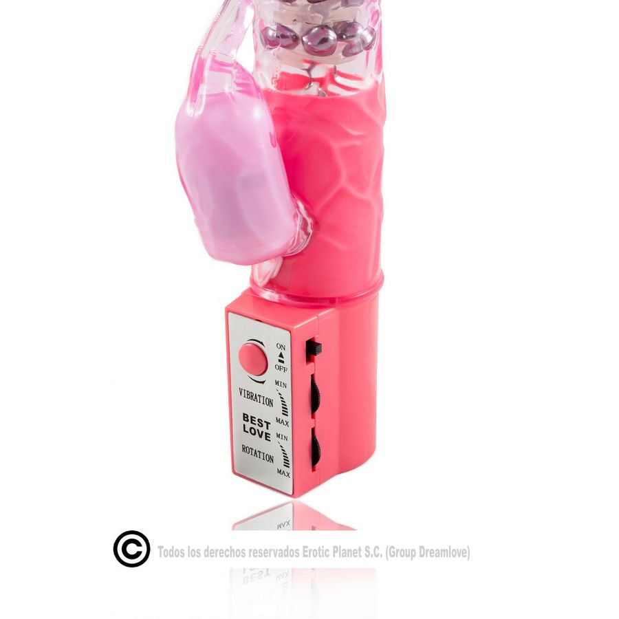 Baile Vibratore Rabbit Rotante con Super Stimolatore a Lingua 23 cm – immagine 4