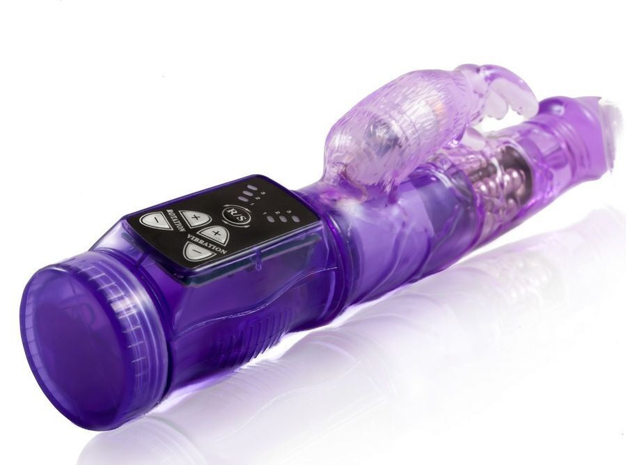 Baile Happy Angel Mini Vibratore Rabbit Rotante Lilla – immagine 2