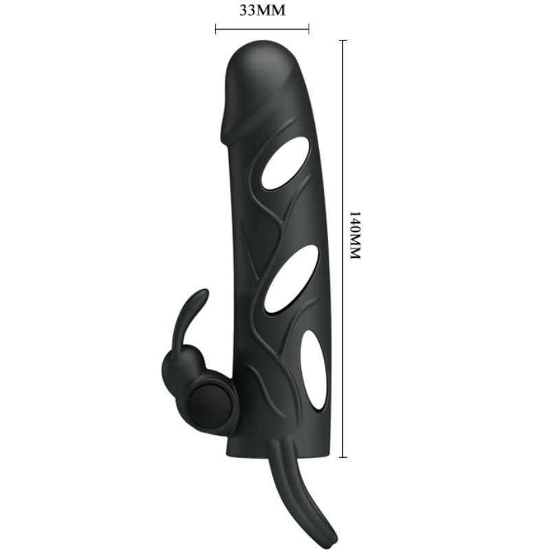 Pretty Love Guaina Vibrante in Silicone con Coniglietto 14 cm – immagine 6