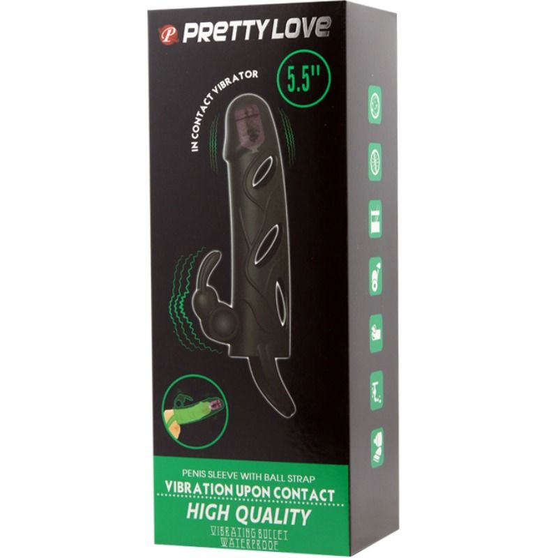 Pretty Love Guaina Vibrante in Silicone con Coniglietto 14 cm – immagine 8