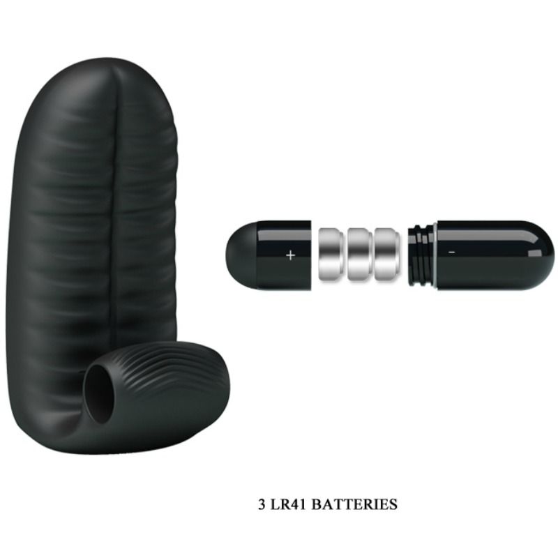 Pretty Love Abbott Ditale Vibrante con Doppia Nodulazione Nero – immagine 5