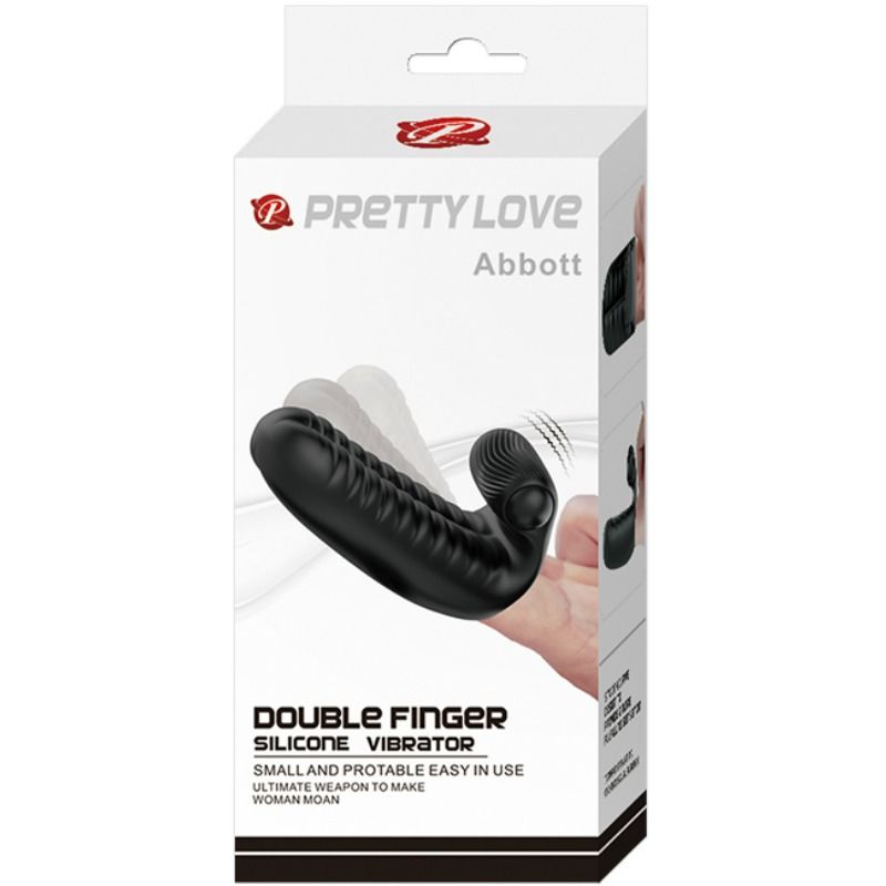 Pretty Love Abbott Ditale Vibrante con Doppia Nodulazione Nero – immagine 6