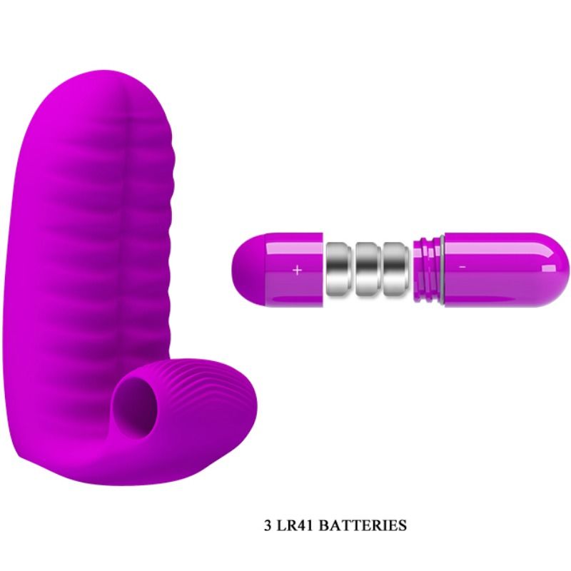 Pretty Love Abbott Ditale Vibrante con Doppia Nodulazione Lilla – immagine 2