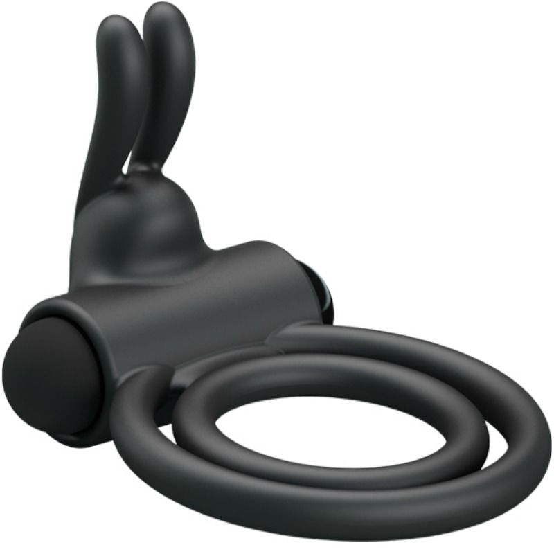 Pretty Love Osmond Doppio Anello Vibrante in Silicone