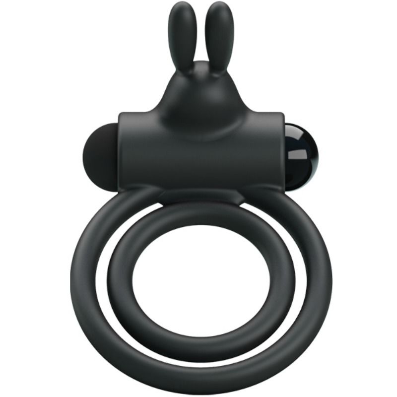 Pretty Love Osmond Doppio Anello Vibrante in Silicone – immagine 2