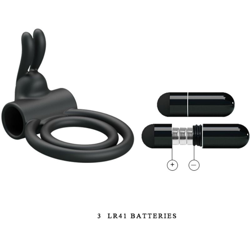 Pretty Love Osmond Doppio Anello Vibrante in Silicone – immagine 6