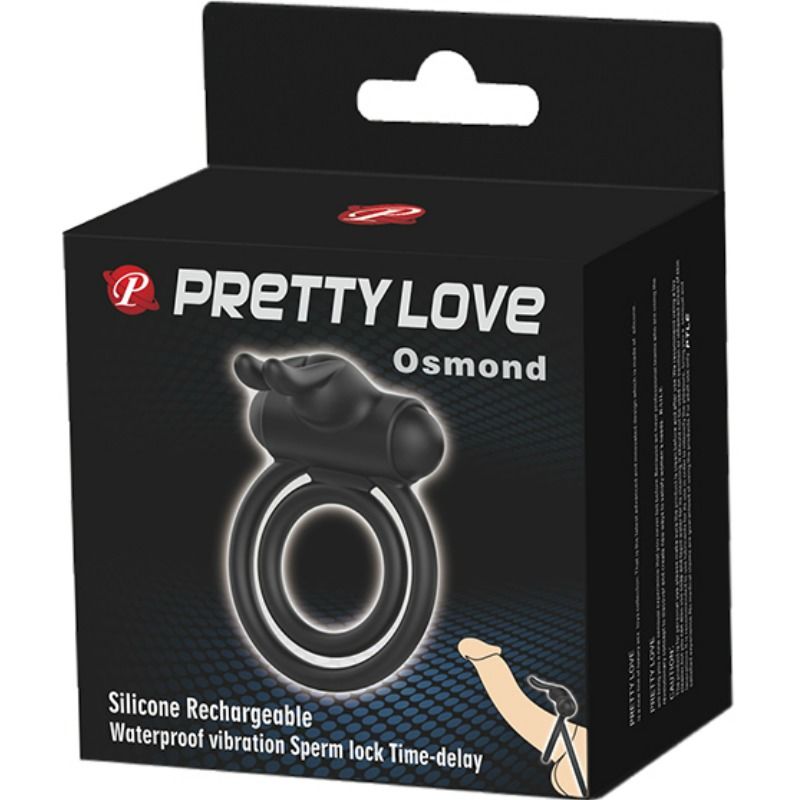 Pretty Love Osmond Doppio Anello Vibrante in Silicone – immagine 7