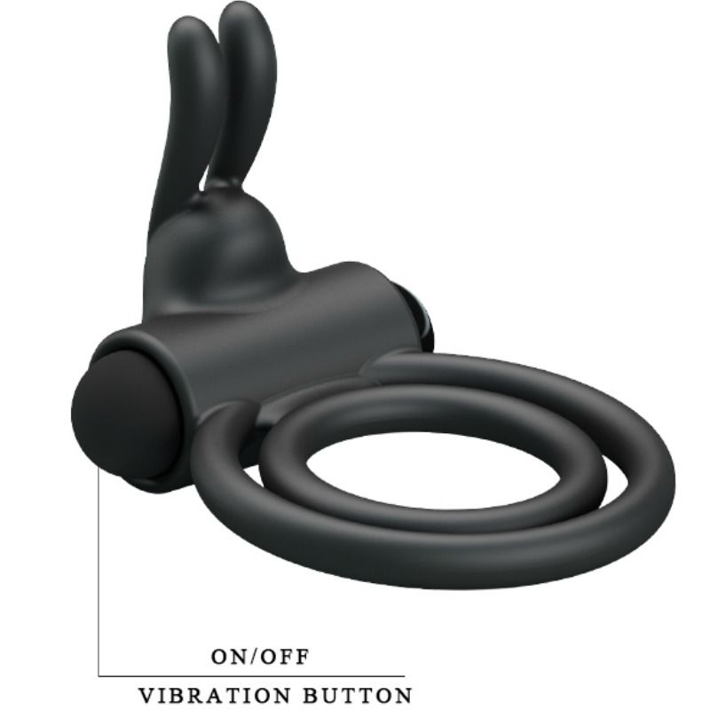 Pretty Love Osmond Doppio Anello Vibrante in Silicone – immagine 8