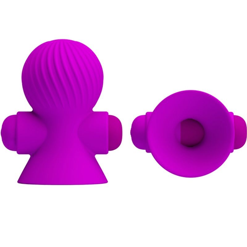Pretty Love Stimolatori Vibranti per Capezzoli Ricaricabili 12 Modalità Lilla – immagine 2