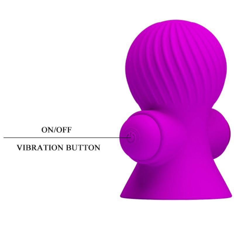Pretty Love Stimolatori Vibranti per Capezzoli Ricaricabili 12 Modalità Lilla – immagine 4