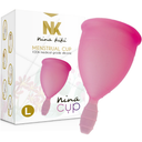 Nina Kikí Coppetta Mestruale Rosa Taglia L in Silicone Medicale