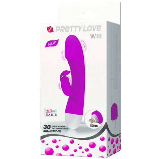 Pretty Love Will Vibratore Rabbit Punto G 30 Modalità Ricaricabile – immagine 9