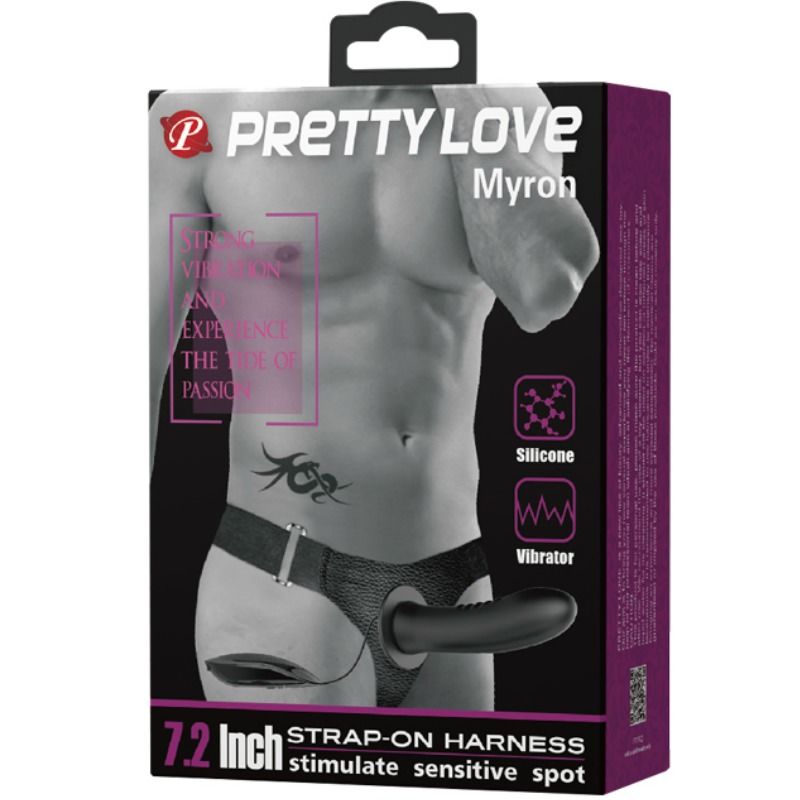 Pretty Love Myron Strap-On Vibrante con Dildo Cavo – immagine 6