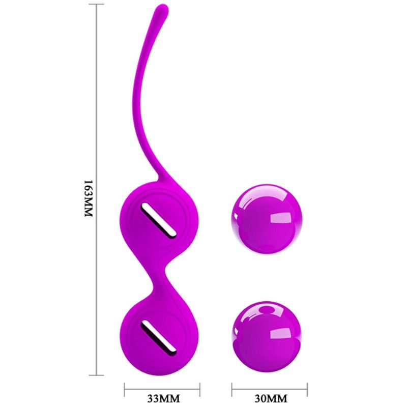 Pretty Love Tighten Up I Palline Kegel con Sfere Interne Lilla – immagine 4