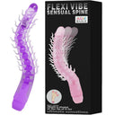 BAILE Flexi Vibe Sensual Spine Vibratore Flessibile Lilla 23,5 cm – foto 3