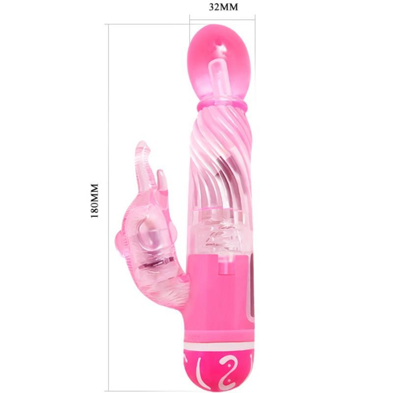 Baile Vibratore Rabbit Testurizzato Lilla 10 Funzioni – immagine 4