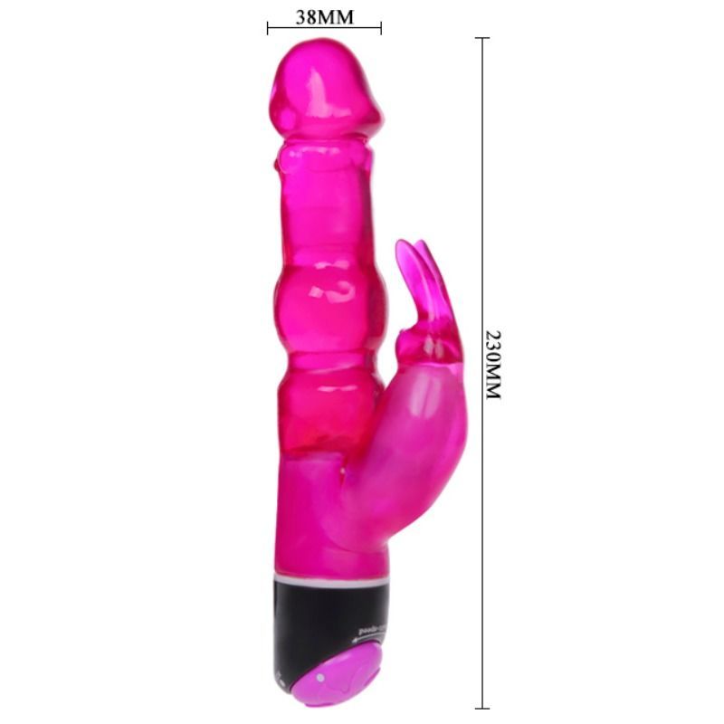 Baile Waves of Pleasure Vibratore Fantasy con Coniglio Lilla 23 cm – immagine 3