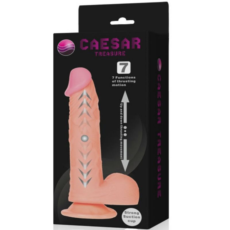 Baile Caesar Dildo Realistico Su e Giù con Ventosa e Telecomando – immagine 2